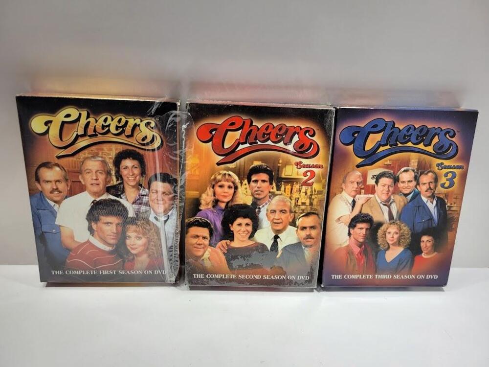 Cheers Seasons 1-3 DVD Set Complete First Second Third Paramount Comedy Sitcom
